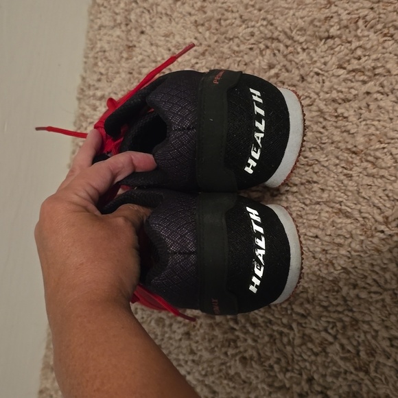 Health Men's Red and Black Cleats Size 12 - Picture 4 of 10